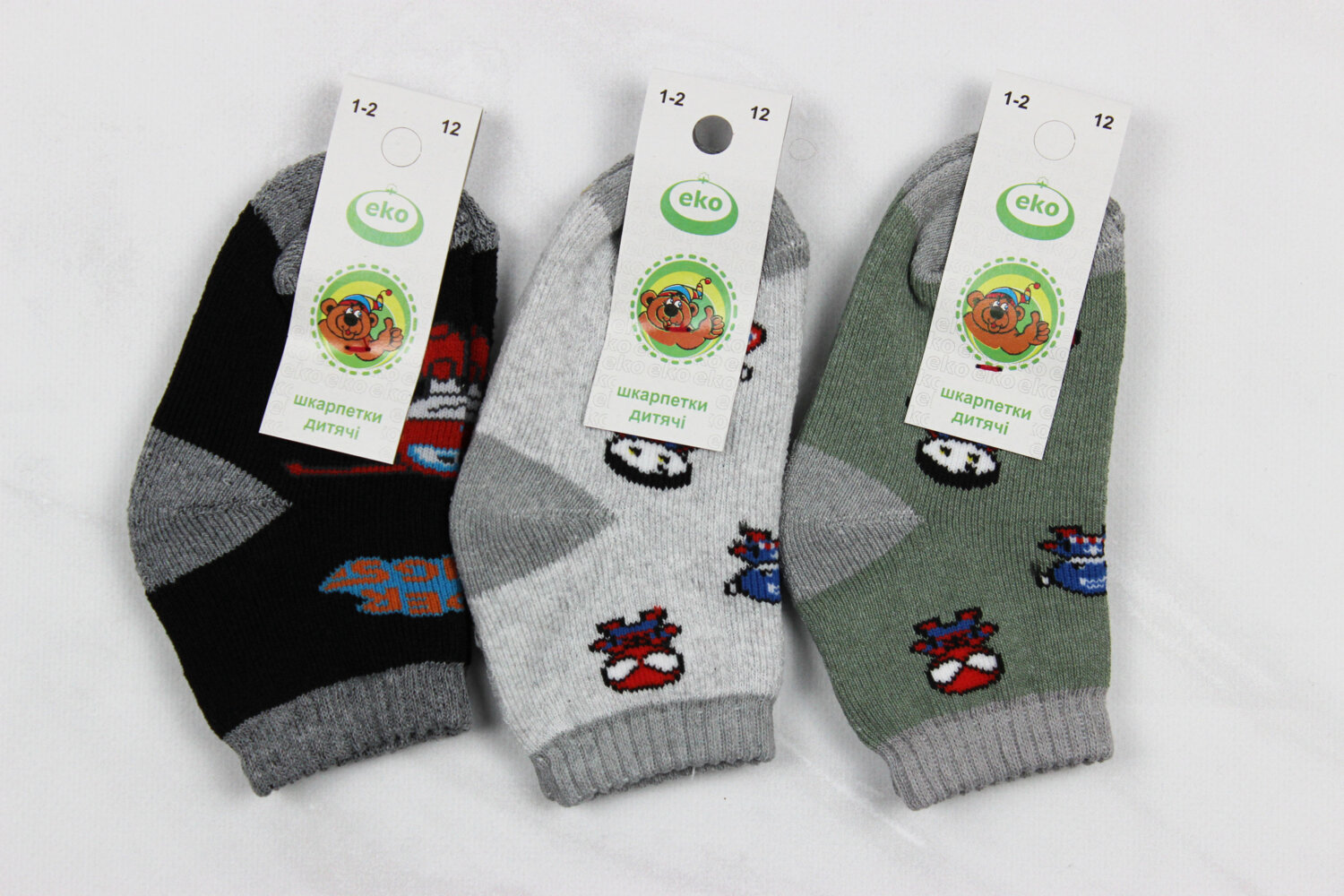 Шкарпетки дитячі махрові (12 розмір)