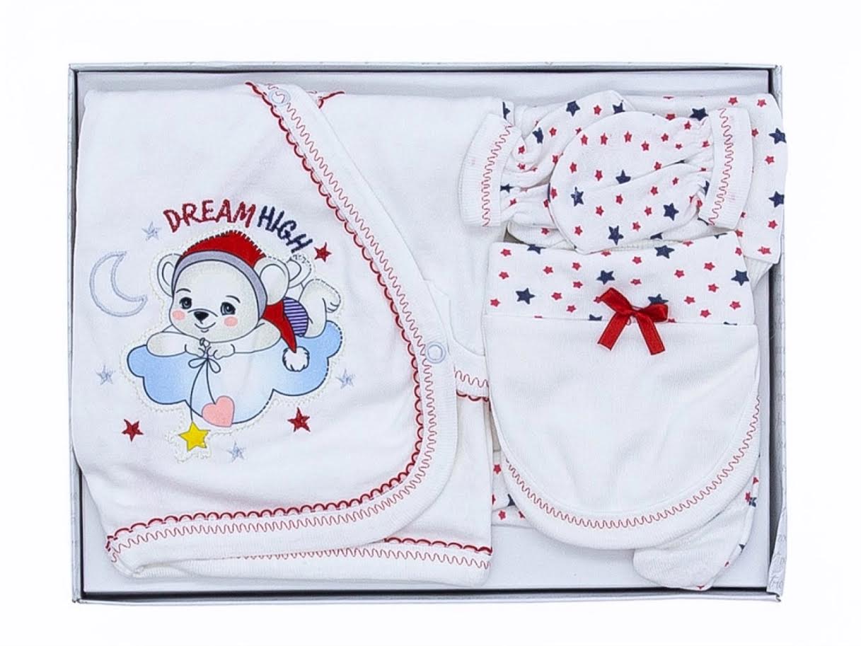 5-ти предметный набор для новорожденного Турция