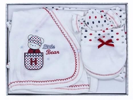 5-ти предметный набор для новорожденного Турция