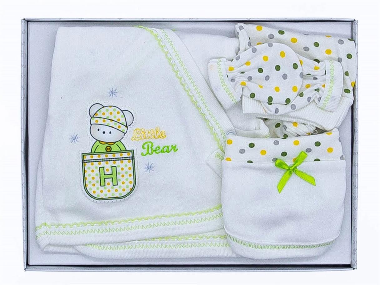 5-ти предметный набор для новорожденного Турция