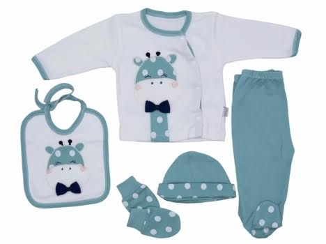 5-ти предметный набор для новорожденного Турция