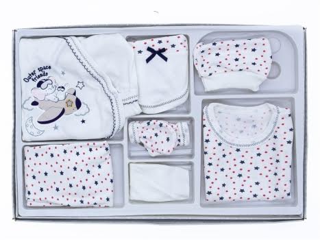 7-ми предметный набор для новорожденного Турция