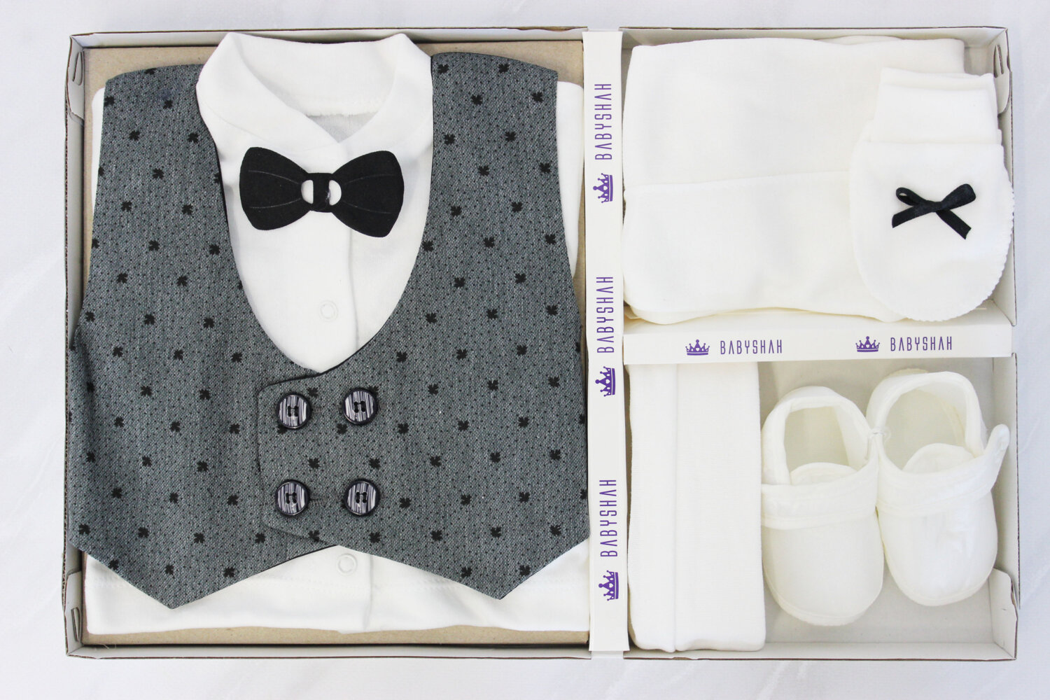 6-ти предметный набор для новорожденного Турция