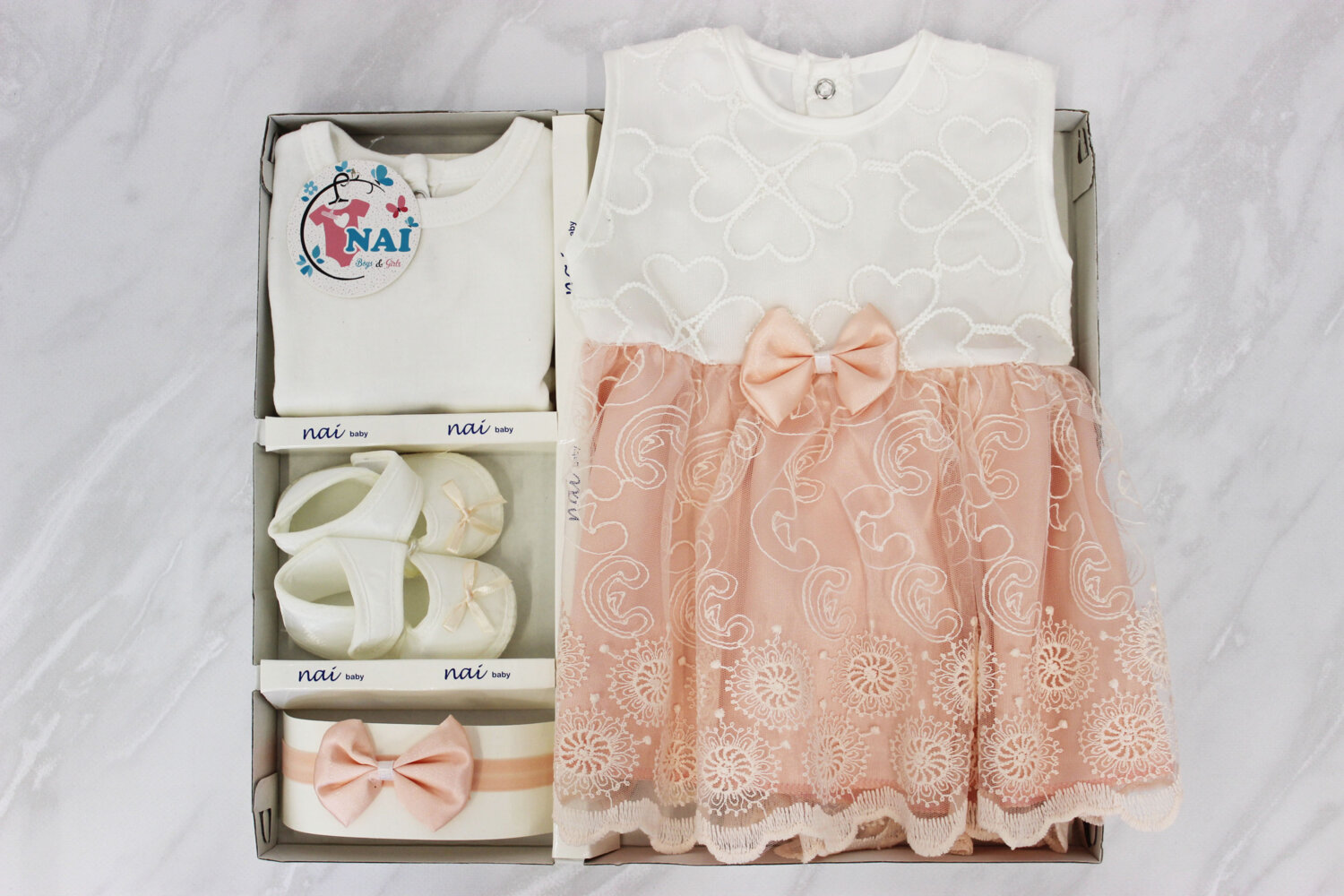 4-х предметный набор для новорожденного Турция