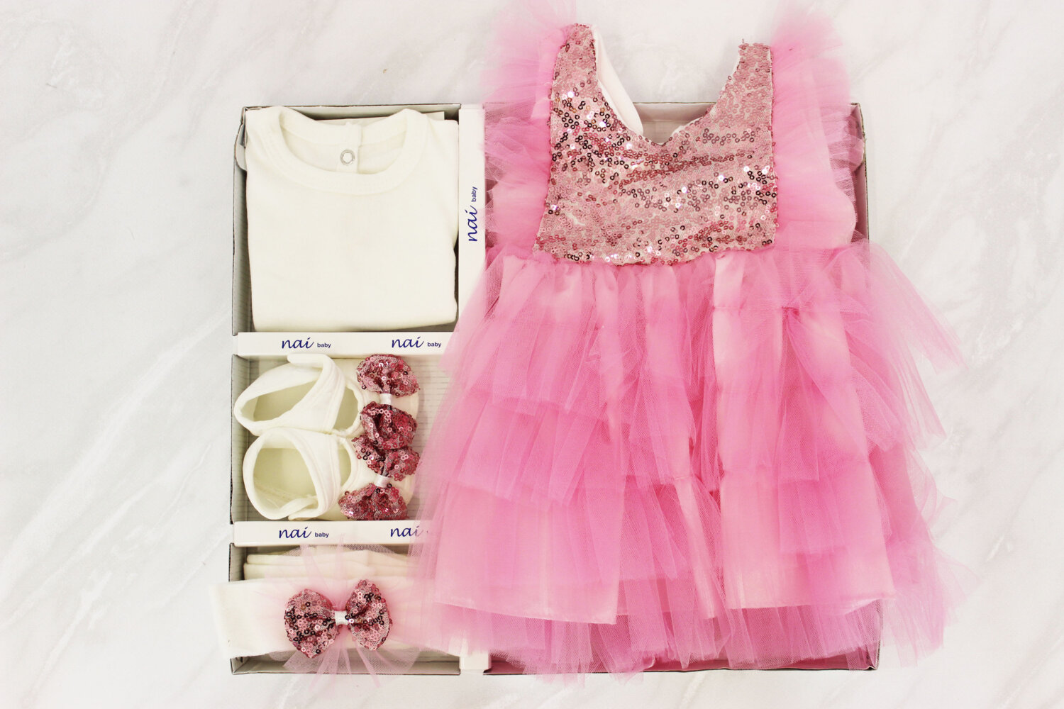 5-ти предметный набор для новорожденного Турция