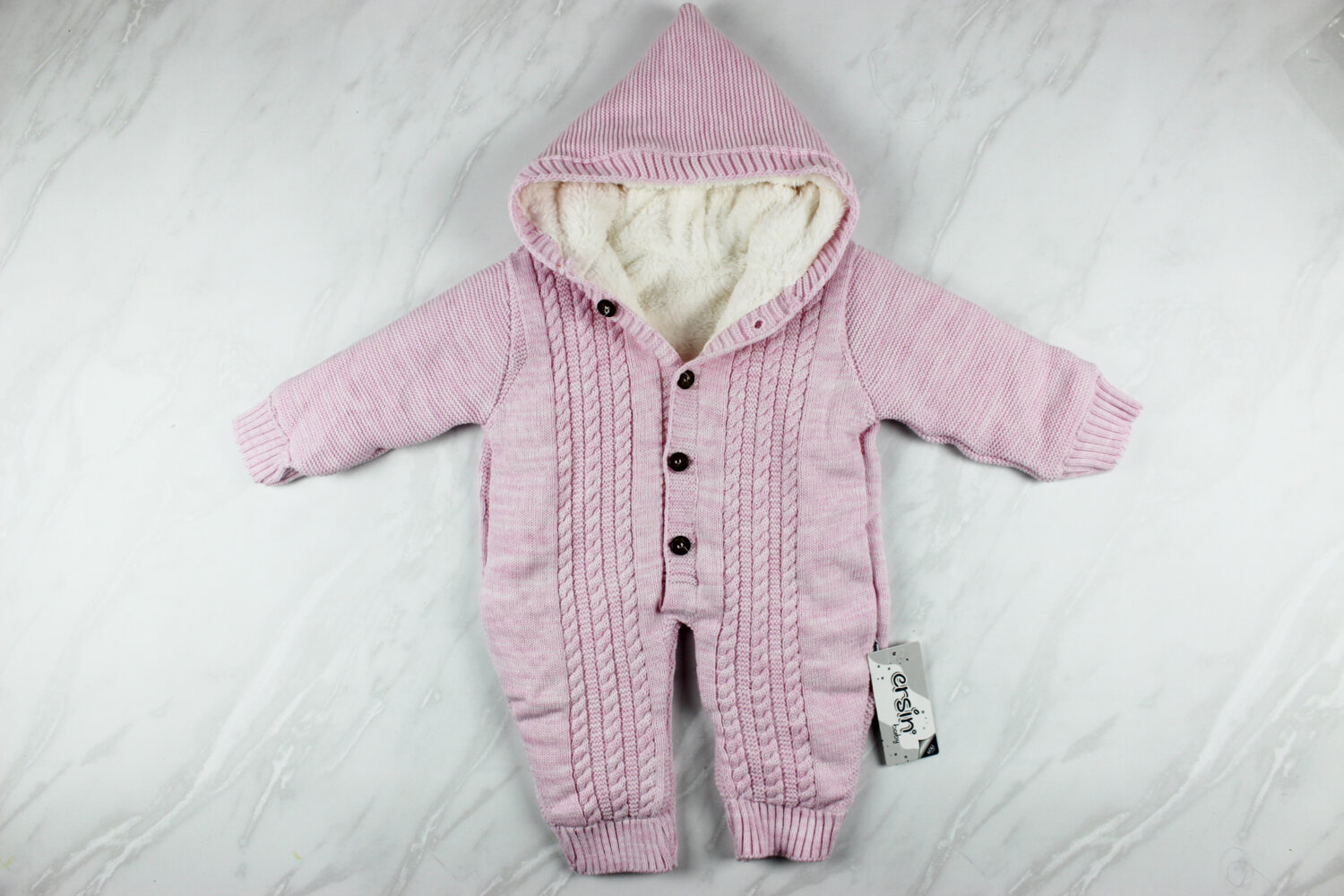 Комбінезон дитячий вязаний+всередині махра від 9 до 12 міс
