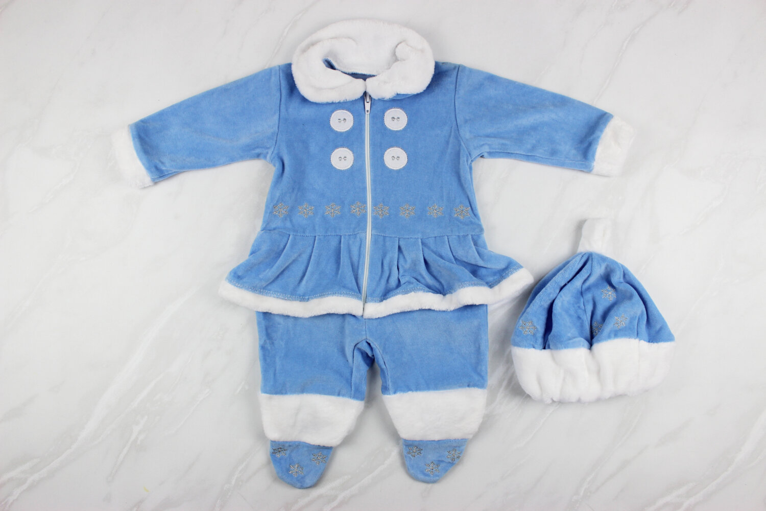 Комбінезон дитячий+ шапочка від 0 до 3 міс