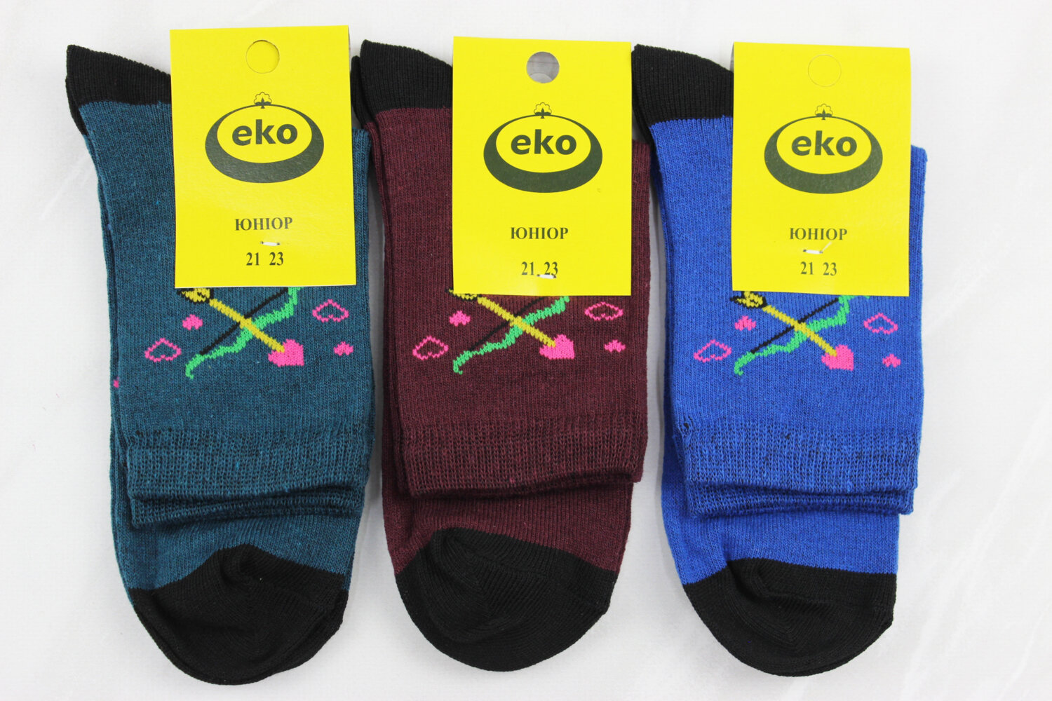 Шкарпетки підліткові всесезонні (21-23р)