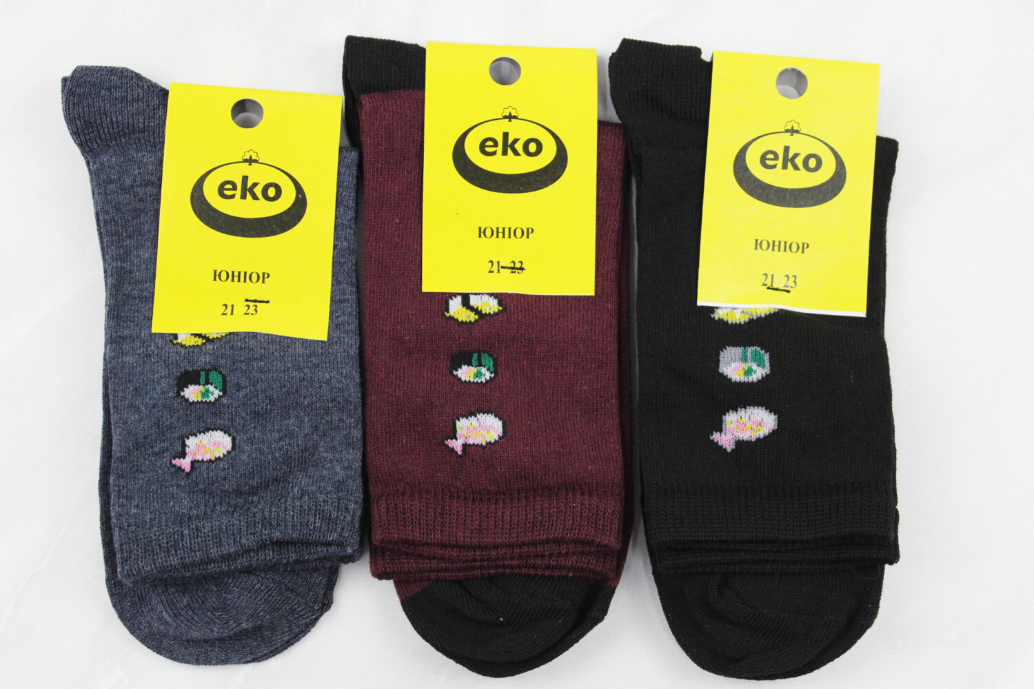 Шкарпетки підліткові всесезонні (21-23р)