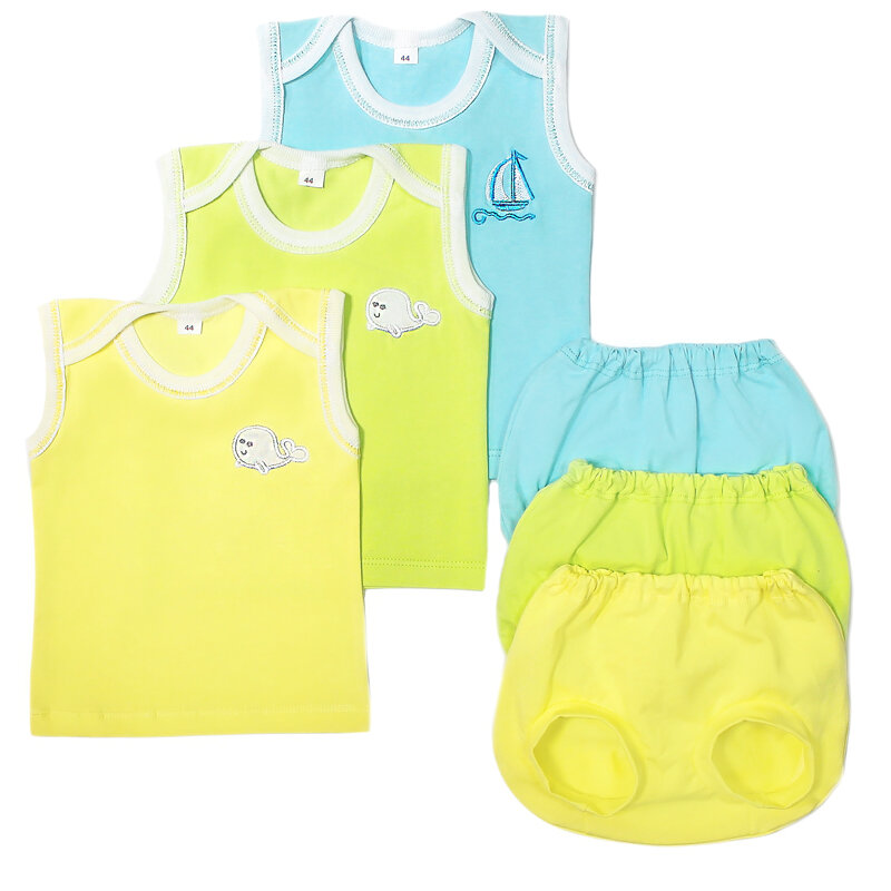 Майка + трусики під памперс + вишивка (від 56см до 74см зріст)