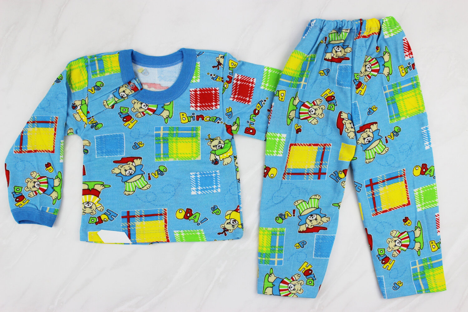 Пижама детская с начесом (от 80см до 86см рост)