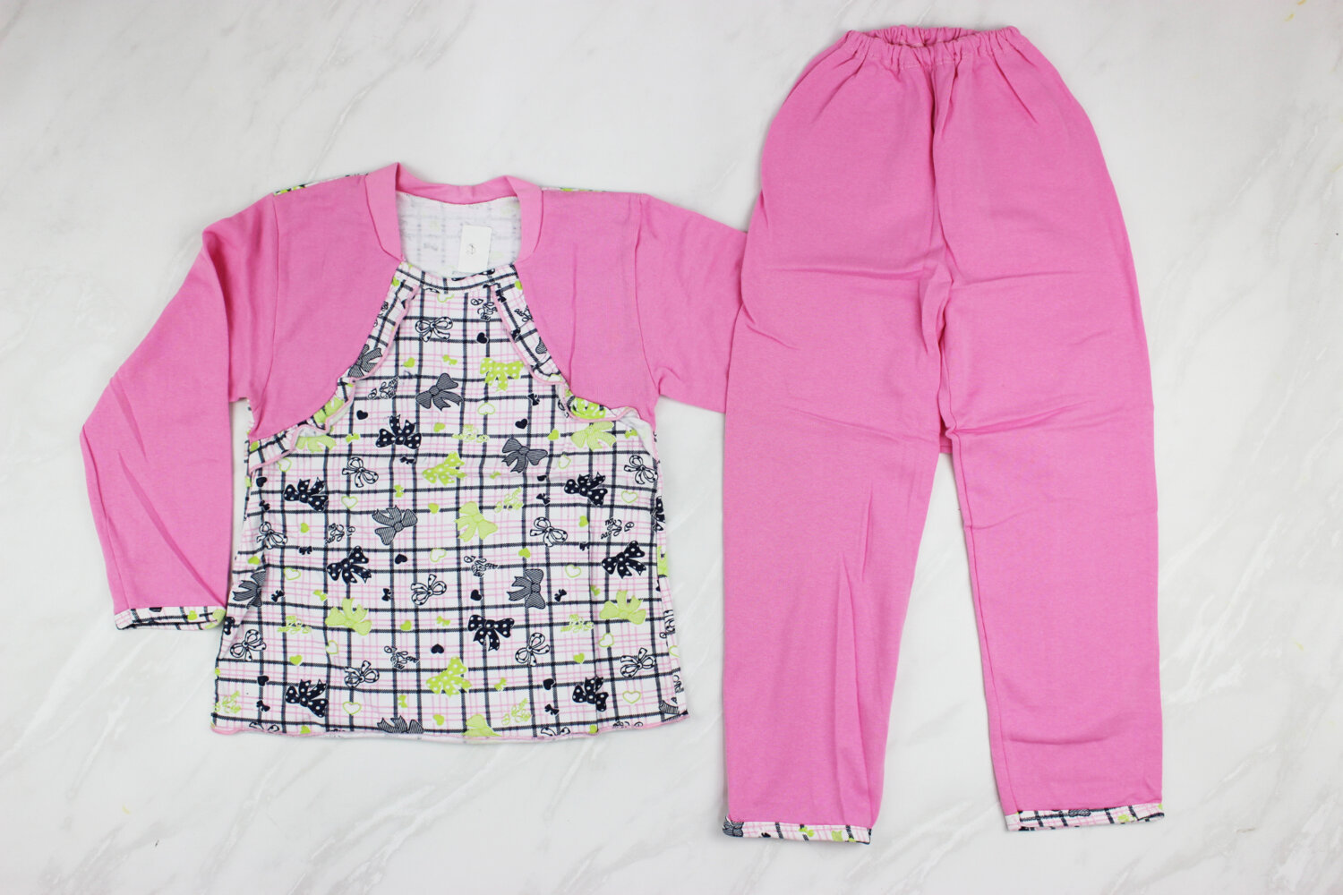 Пижама детская с начесом (116см-122см рост)