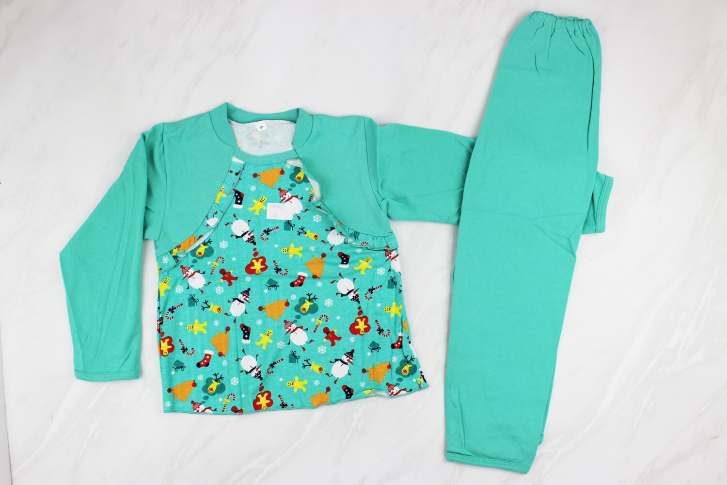 Пижама детская с начесом (116см-122см рост)