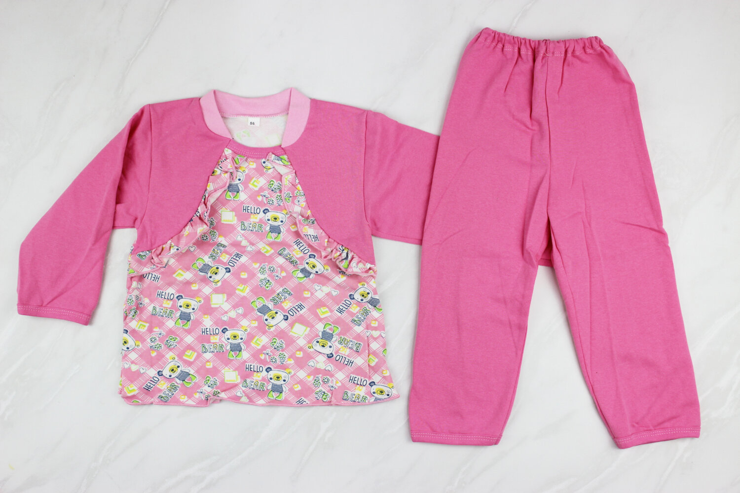 Пижама детская с начесом (от 86см до 116см рост)