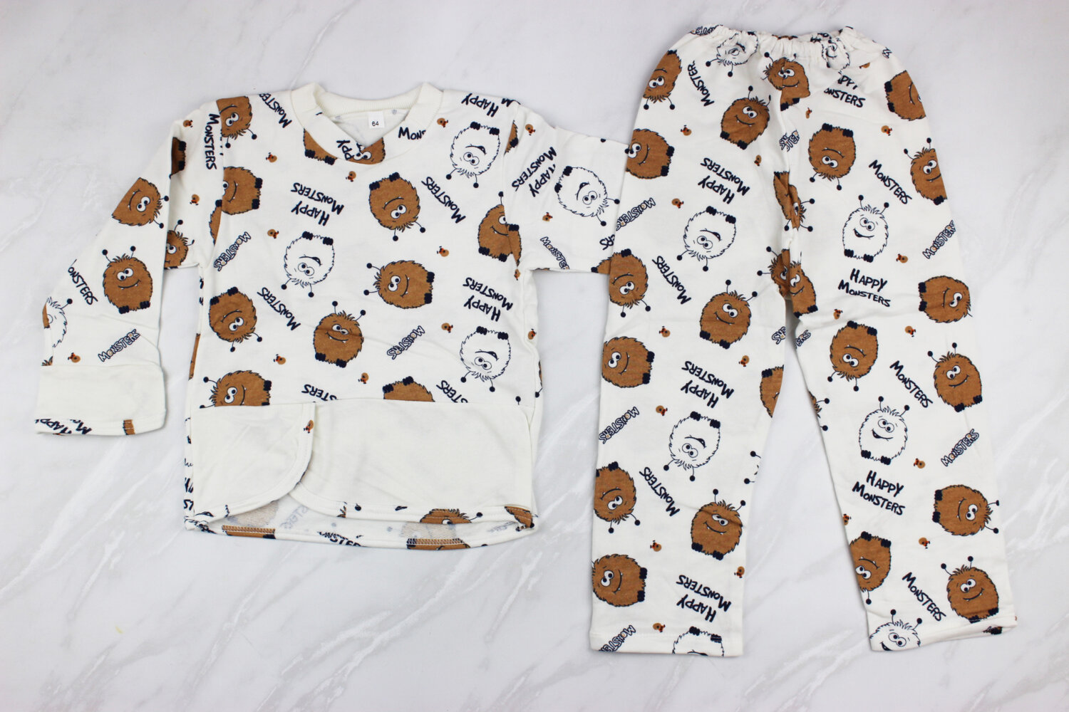 Пижама детская с начесом (от 110см до 116см рост)