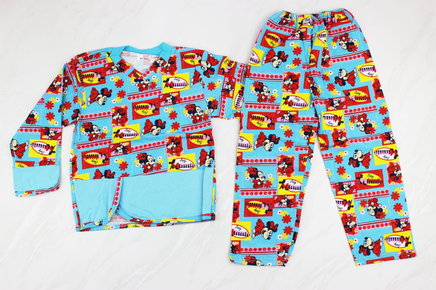 Пижама детская с начесом (от 110см до 116см рост)