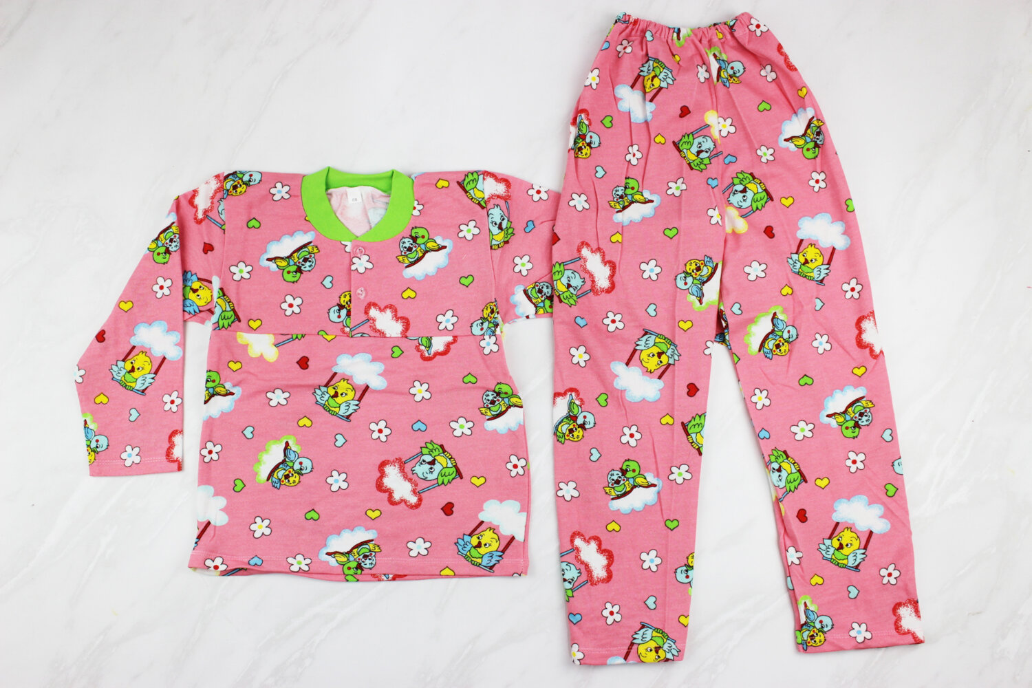 Пижама детская с начесом (116см-122см рост)