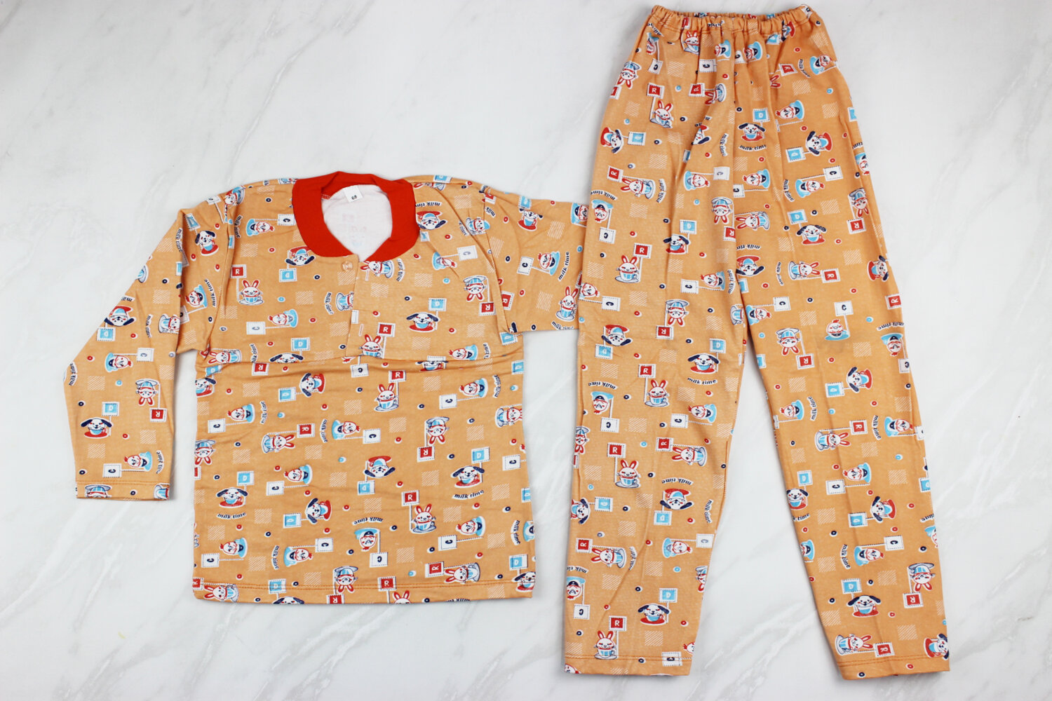 Пижама детская с начесом (116см-122см рост)