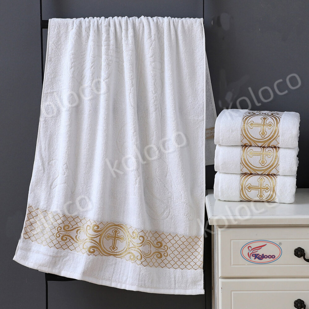 Крыжма-полотенце для крещения, махра