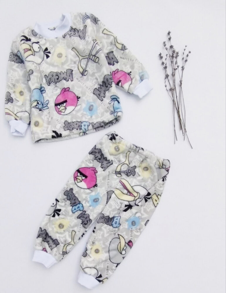 Пижама детская махровая (от 86см до 134см рост)