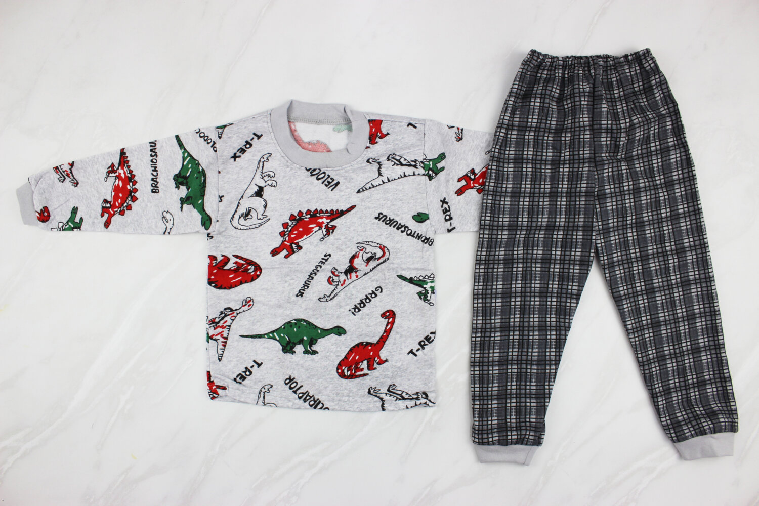 Пижама детская с начесом (от 86см до 128см рост)