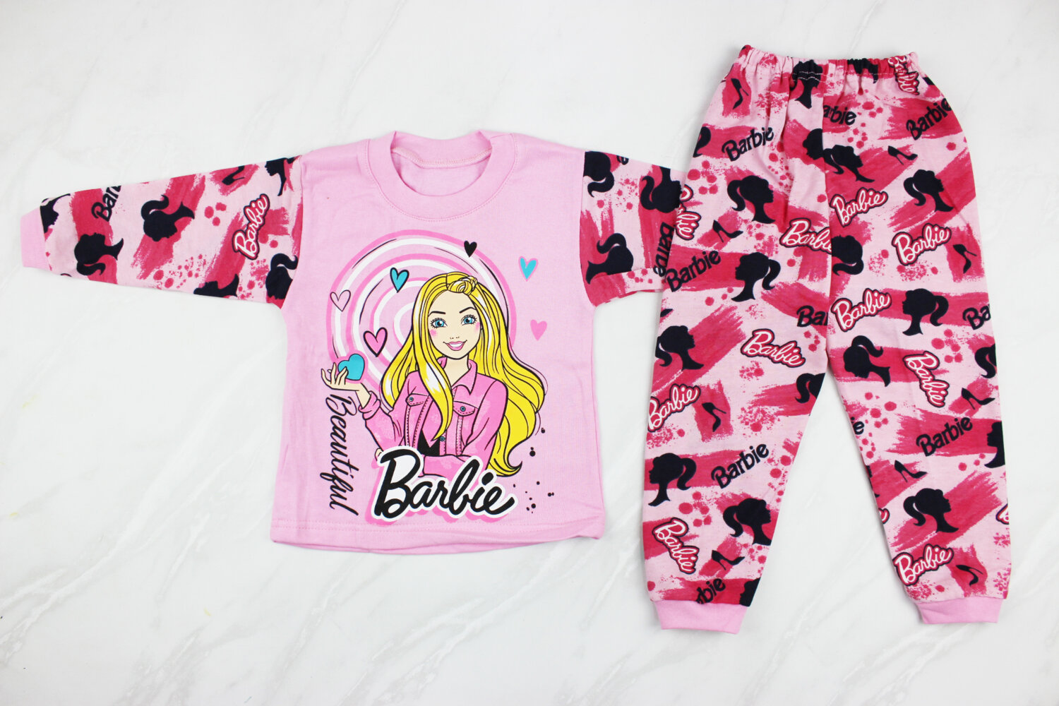 Пижама детская с начесом (от 86см до 128см рост)