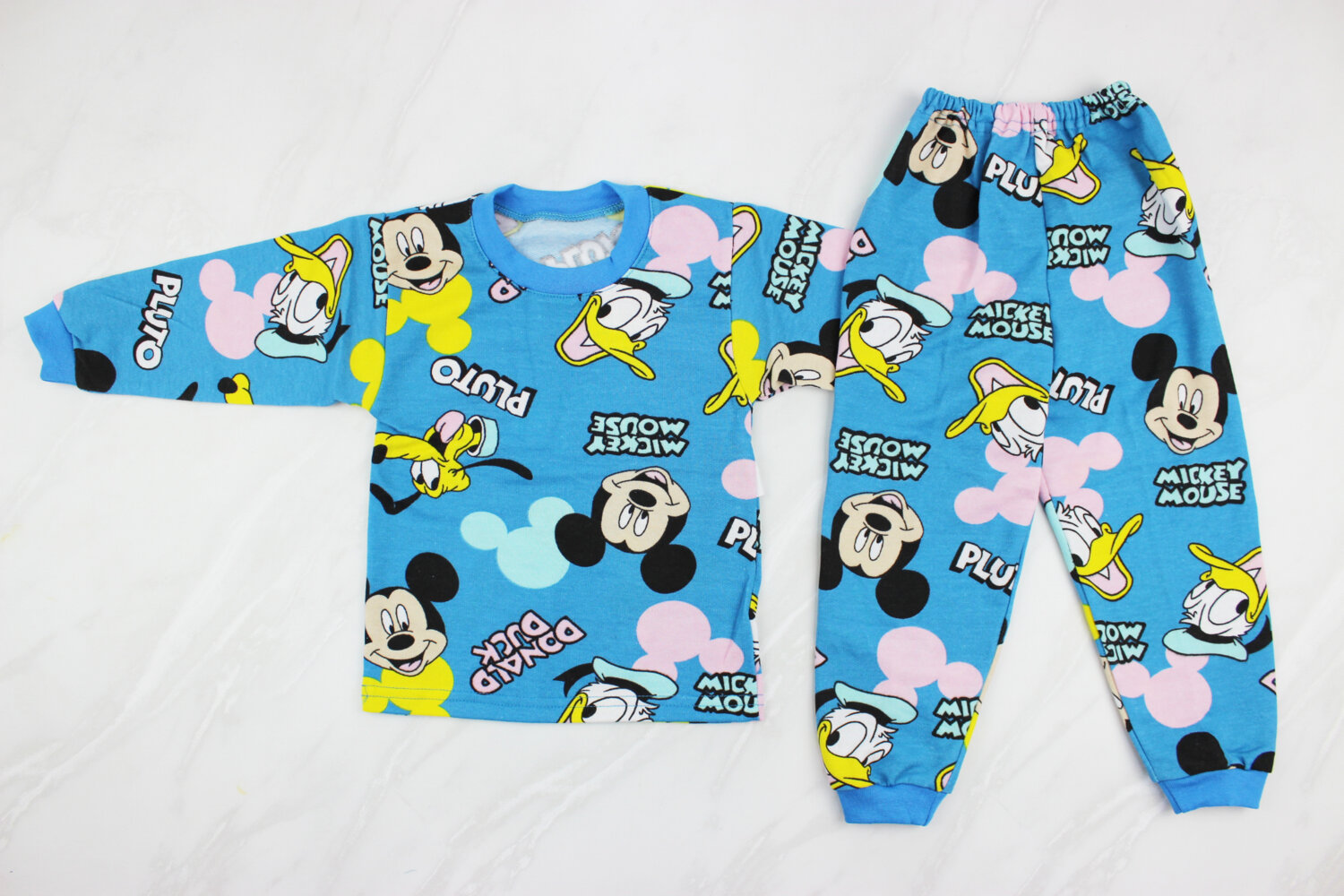 Пижама детская с начесом (от 98см до 128см рост)