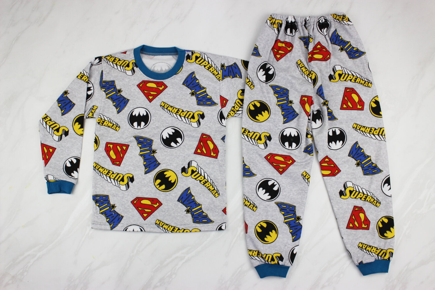 Пижама детская с начесом (от 122см до 140см рост)