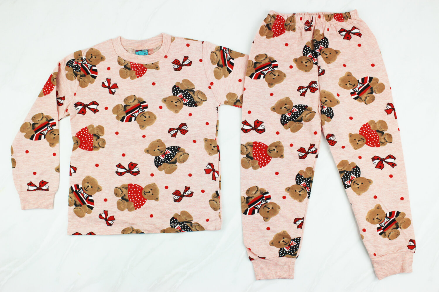 Пижама детская с начесом (от 116см до 128см рост)