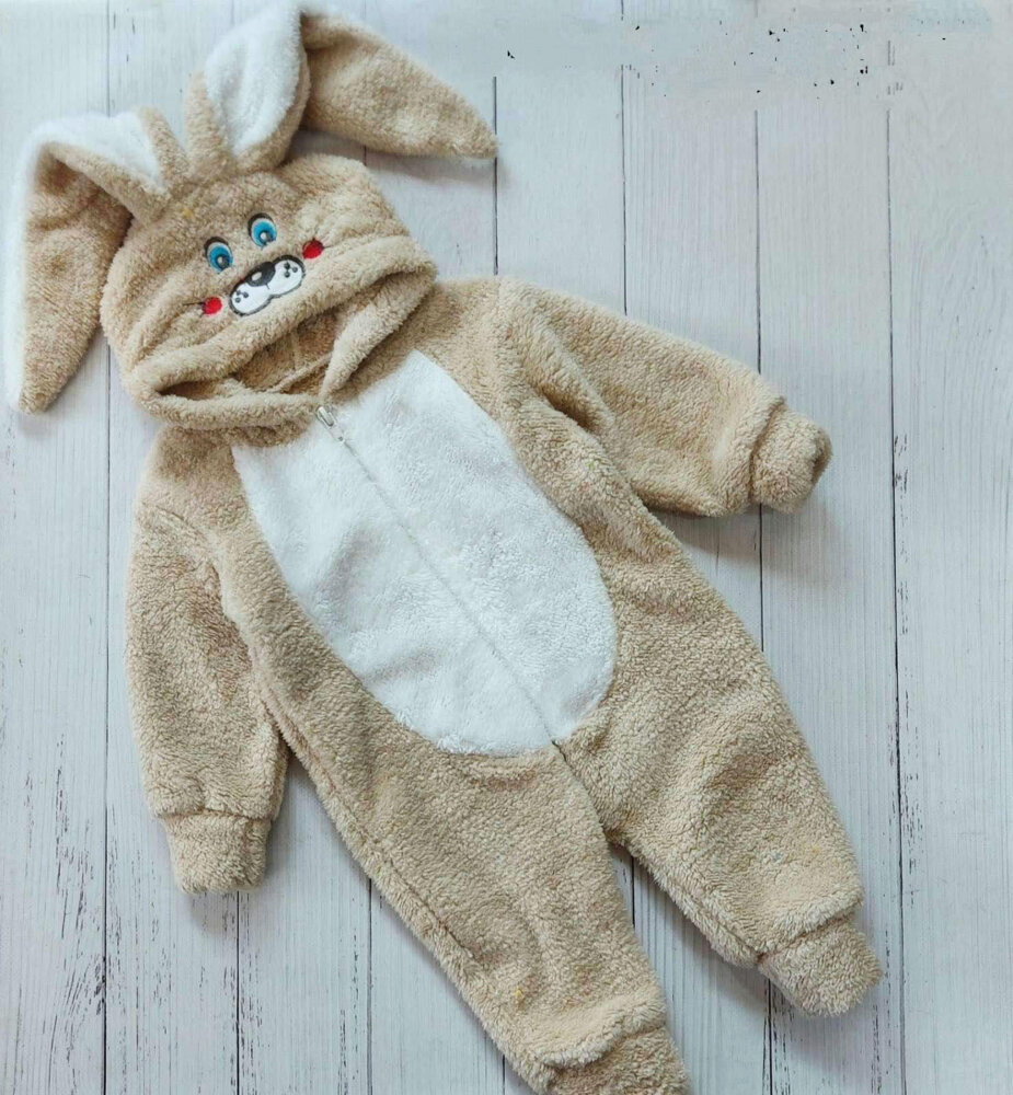 Кигуруми детский Зайка (от 85см до 115см рост)