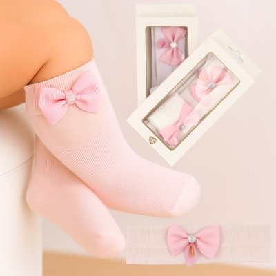 Шкарпетки і повязка дитяча Туреччина (0-6 міс)